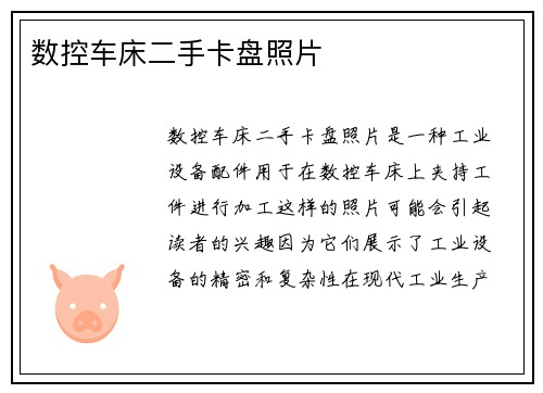 数控车床二手卡盘照片